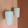 suspension ou baladeuse en opaline